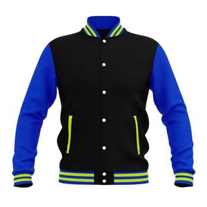 Wholesale Winter Men s Suede Varsity Jacket Single Button Closure Eco Friendly Breathable Casual Outerwear OEM Service <b>Coat</b> - Product Image 2
