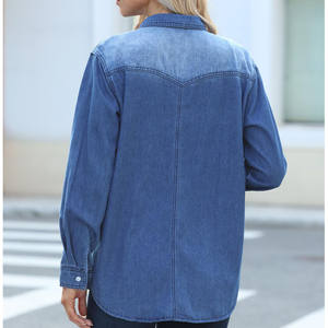 Vestes en jean de haute qualité à prix avantageux, vente en gros, denim délavé, surdimensionné pour femmes, design en denim respirant - Product Image 5