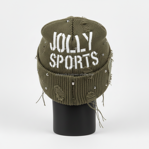 Gorro de Invierno para Mujer, Tejido Acrílico Premium de 220 GSM, Cálido, Suave, Estilo Desgastado, con Logotipo Personalizado - Product Image 2