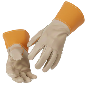 Guantes de Soldadura Tig Industriales de Alta Resistencia, Guantes de Soldadura Mig, Cuero Vacuno, Resistentes al Calor - Product Image 6