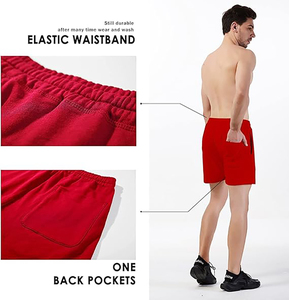 กางเกงขาสั้นบาสเก็ตบอลลายเปลวไฟ2022สำหรับผู้ชายผ้าฝ้าย100% สไตล์ไฮสตรีทตาข่ายระบายอากาศลายพื้น - Product Image 3