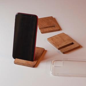Best Quality Customized Wood Mobile <b>Phone</b> <b>Stand</b> Office Table Use Superior Quality Wood Cell <b>Phone</b> <b>Stand</b> <b>Holder</b> Made in India - Product Image 1