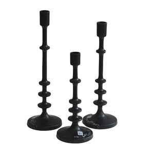 Modern Black Iron Metal Taper Candlestick Holder Decorative <b>Stand</b> for Party Modern Taper Candle Holder candles decoration - Product Image 2