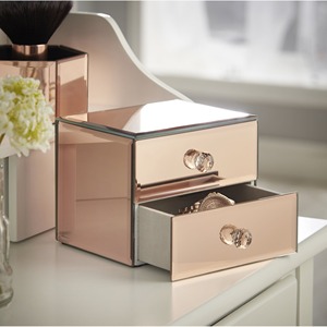 Boîte à bijoux moderne en métal avec intérieur en velours, écologique, haut de gamme, pour femmes, personnalisable - Product Image 6