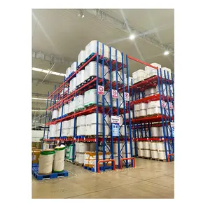 Pallet Racking System Industrial Warehouse High Bay Adjustable Storage Pallet Rack Double Deep Heavy Duty Selective Storage Rack