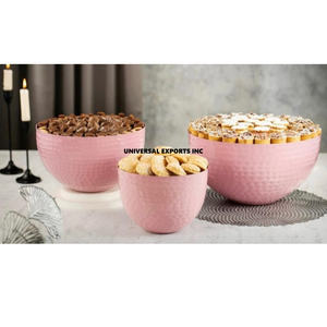 Juego de Dos Tazones para Chocolate con Recubrimiento de Polvo Blanco, Diseño de Pedestal, Hechos a Mano, Tazón para Dulces, Tamaño Personalizado, Nuevo y Elegante - Product Image 4