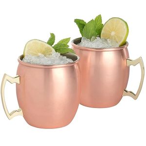 Authentique tasse en cuivre rustique Moscow Mule en métal fabriqué à la main verres à bas prix - Product Image 6