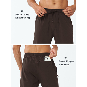 กางเกงผู้ชายสำหรับฤดูหนาวกางเกงผู้ชายแบบถักมีกระเป๋ากางเกงเอวยางยืดผ้าฝ้ายหนาโอเวอร์ไซส์สำหรับผู้ชาย - Product Image 6