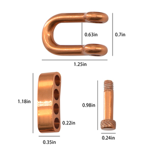 Mini fermoir en métal réglable coloré en acier inoxydable Hotsale de <span class=keywords><strong>bracelet</strong></span> paracord - Product Image 4