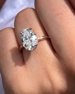 แหวนหมั้นเพชรทรงกลมทอง14K สำหรับผู้หญิงได้รับการรับรองจากห้องปฏิบัติการ2tcw - Product Image 5