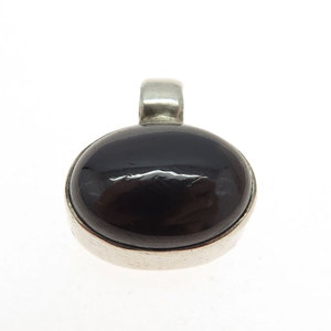 Pendentif en onyx noir vintage bohème en gros, charme coussin pour fête, style bohème, pendentif fin - Product Image 3
