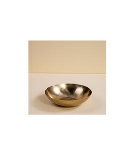 Bol de service décoratif en laiton fait à la main avec sculpture florale en relief utilisé pour les collations de fruits secs, les salades ou les offrandes spirituelles - Product Image 5