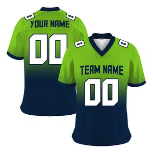 Logotipo personalizado de alta calidad Ropa de fútbol americano Hombres Rugby Jersey Camisetas Equipo Fútbol Jersey Camisetas Uniformes - Product Image 1