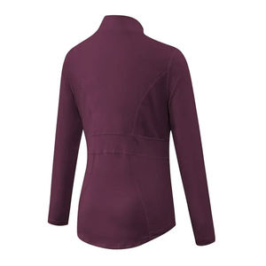 Veste de Yoga Respirante et Solide de Haute Qualité pour Femmes Logo Personnalisé Ensemble de 2 Pièces d'Entraînement de Fitness à Manches Longues - Product Image 6