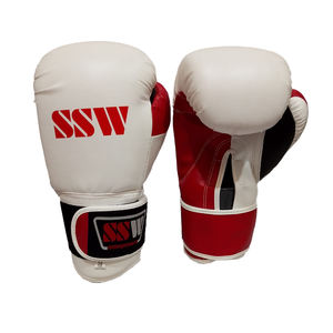 Vente en gros Vêtements de sport de kickboxing en cuir PU de haute qualité avec logo personnalisé Gants de boxe pour l'entraînement au poinçonnage - Product Image 1