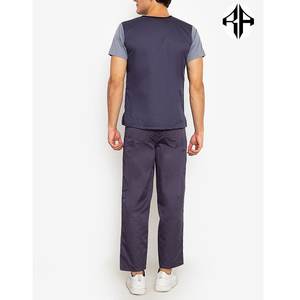 Uniforme de hospital Diseño elegante Precios baratos Personal de enfermera quirúrgica Tela tejida Color personalizado de alta calidad para hombres - Product Image 3