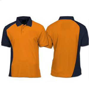 Vente en gros de vêtements de sport 100% coton sur mesure pour hommes pour polos Tissu en jersey à motif solide avec broderie Prix bon marché - Product Image 3