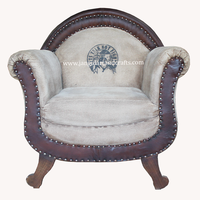 Meubles de canapé en tissu de salon rembourrés de luxe moderne Jodhpur Rajasthan meubles de sièges de salon à bas prix d'usine Brown Posis