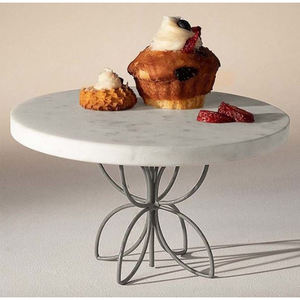 Handmade Eco Friendly 2 Tier Round Marble <b>Cupcake</b> <b>Stand</b> for Home Decor Dessert <b>Stand</b> - Product Image 5