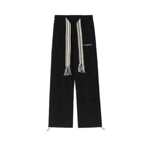 Factory OEM Custom logo Oversized Fitness Sports Jogging <b>Trousers</b> with <b>Drawstring</b> Customized Jogger Pant's for Men's - Product Image 2