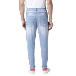 Pantalones vaqueros informales para hombre, pantalones ajustados, tela duradera elástica suave, perfecta para el uso diario al aire libre y la moda - Product Image 4