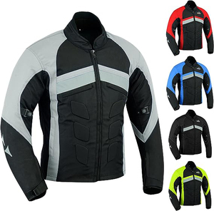 Chaqueta de moto para hombre, chaqueta de moto textil, chaqueta de montar de motorista de carreras Cordura - Product Image 6