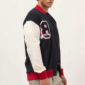 Chaquetas Bomber Clásicas para Hombre con Cierre Completo, Tejido Resistente al Agua y Dobladillo Acanalado para un Estilo Casual al Aire Libre - Product Image 3