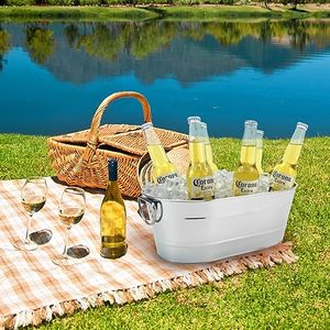 Seau à glace carré en métal enduit de haute qualité pour les fêtes d'intérieur de bar d'hôtel à la maison - Product Image 4