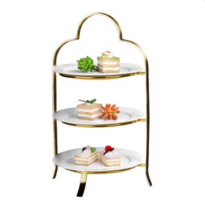 High Quality <b>Cake</b> Platter <b>Stand</b> Best Price Wedding Birthday Parties Custom Finishing Metal 2 <b>Tier</b> Folding <b>Cake</b> <b>Stand</b> - Product Image 3