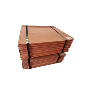 Cathode de cuivre de qualité supérieure approvisionnement en vrac en gros prix abordable feuilles de cuivre pur - Product Image 1