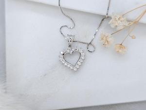 Nuevo Collar con Colgante de Corazón de Diamante Moissanite VVS con Oro de 14k, Joyería Fina, Regalo para Ella a Bajo Precio de JBR & Co - Product Image 3