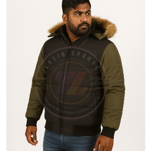Chaqueta acolchada de plumón para hombre con logotipo personalizado de alta calidad, abrigos acolchados de burbujas OEM, chaqueta acolchada de invierno de gran oferta - Product Image 6