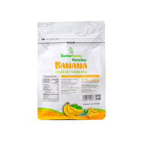 Fruits tranchés croustillants, douceur naturelle, emballage en vrac sain, cultivés au Vietnam, BRCGS ISO, échantillon gratuit, banane lyophilisée, collation - Product Image 6