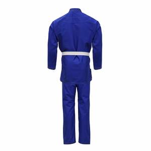 Alto rendimiento azul/negro BJJ Gi uniforme diseño personalizado ajuste duradero 100% algodón brasileño Jiu Jitsu Kimono competición de entrenamiento - Product Image 3