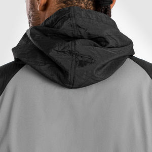 Conjuntos de Jogger de poliéster personalizados para hombre, chándal cortavientos de dos piezas transpirable con chaqueta de nailon con cremallera Patchwork - Product Image 5