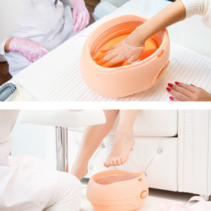 แว็กซ์พาราฟินอะซูเลนแบรนด์ส่วนตัว 2x500 มล. สำหรับมือและเท้า |   ผู้ผลิตผลิตภัณฑ์พาราฟินบำบัดแบบมืออาชีพ OEM ODM - Product Image 2