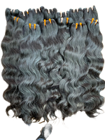 Extensions de cheveux naturels bouclés indiens birmans Remy de 20 pouces, extensions de tissage de cheveux, HairX