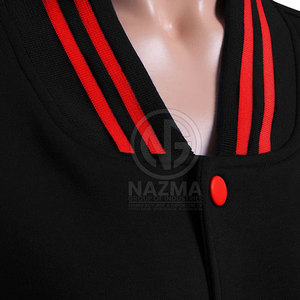 High Quality Breathable Solid Winter Cotton Stand Collar Women <b>Letterman</b> <b>Jacket</b> Outdoor Use Wholesale - Product Image 5