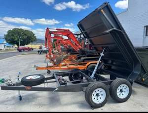 Remolque volquete de granja NUEVO/USADO con sistema hidráulico Color de material de hierro - Product Image 4