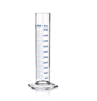 Cilindro Medidor de Lluvia de Vidrio Borosilicato Transparente de Alta Calidad, 20 mm, Graduación de 0.2 ml, Precio Razonable, para Laboratorio
