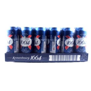 Bière Kronenbourg 1664 Blanc de qualité supérieure, 330 ml, saveur intense, en vrac, prix compétitif, bière pression à la vente - Product Image 5