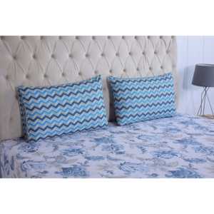 Azure Blossom <b>King</b> <b>Size</b> <b>Bed</b> <b>Sheet</b> Set - Product Image 6
