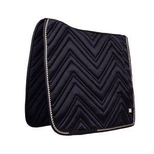 Vente en gros 2025 tapis de selle de dressage en coton noir Style ondulé expédiable dans le monde entier - Product Image 1