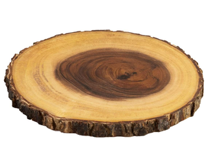 Plateau de service en bois pur parfait pour la cuisine Table à manger Hôtel Restaurant Plateau de service de collations en bois naturel fabriqué à la main - Product Image 2