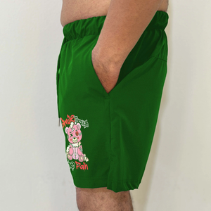 Pantalones cortos deportivos de algodón para hombre, ropa de calle informal con estampado DTG personalizado, pantalones cortos de baloncesto con patrón sólido - Product Image 2