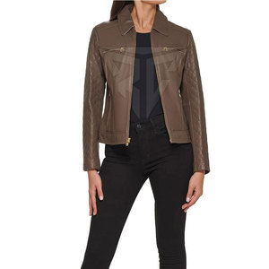 Nueva llegada chaqueta de moda de longitud larga para mujer transpirable diseño de cuero puro XL algodón ropa de invierno de alta calidad al por mayor - Product Image 2