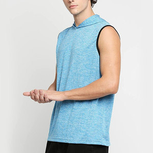Sudaderas con Capucha Deportivas Personalizadas con Logotipo Estampado, MOQ Bajo, Venta al Por Mayor, Sudadera sin Mangas para Hombre, 100% Algodón, Corte Regular, para Gimnasio, Invierno - Product Image 4
