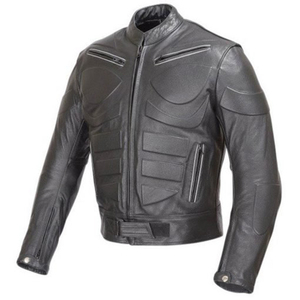 Blouson de moto de sécurité avec panneaux haute visibilité, protection pour la conduite nocturne et tissu résistant aux intempéries. - Product Image 2
