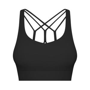 Sujetador deportivo sin costuras para mujer, alto para impacto, acolchado, gimnasio, Yoga, correr, entrenamiento, Fitness, a prueba de golpes, transpirable, que absorbe el sudor, Simple - Product Image 1