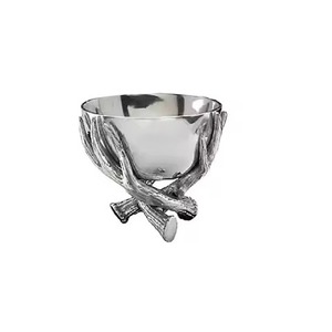 Casting Style Best Selling Champagne Bowl in Silver With 5 <b>Bottle</b> Holding Rings for Bars Restaurant Champagne Cooling Use Bowls - Product Image 4